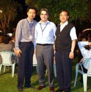 From left to right: Dr Hyungwoong Ahn (UoE), Prof. Stefano Brandani (UoE), and Prof. Chang-Ha Lee (Yonsei University).
