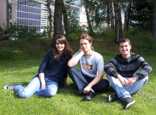 From left to right: Manon Foulc, Artur Wozniak, and Claudio Calabrese